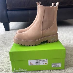 Sam Edelman Laguna Boots Almond Leather waterproof